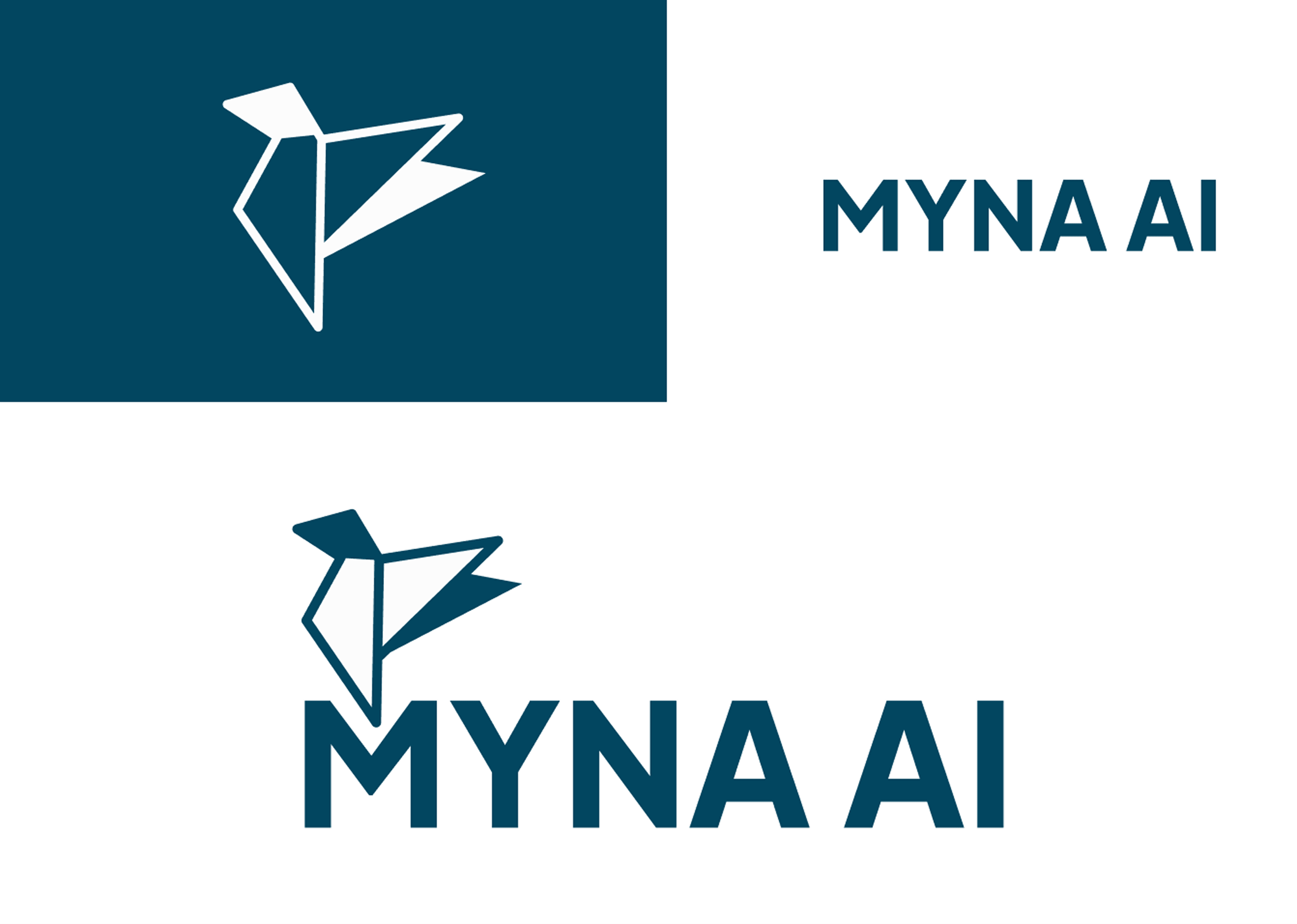 Myna AI logo system